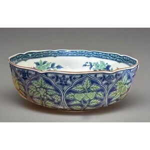 Kozangama Seika Ryokusai Rinka Bowl - Maebata Pottery - Andrea By Sadek Import
